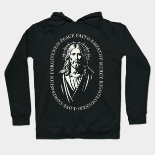 Jesus Christ Love Faith Christian Gift Idea Hoodie